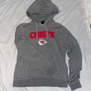 Nike Gray Chiefs Hoodie